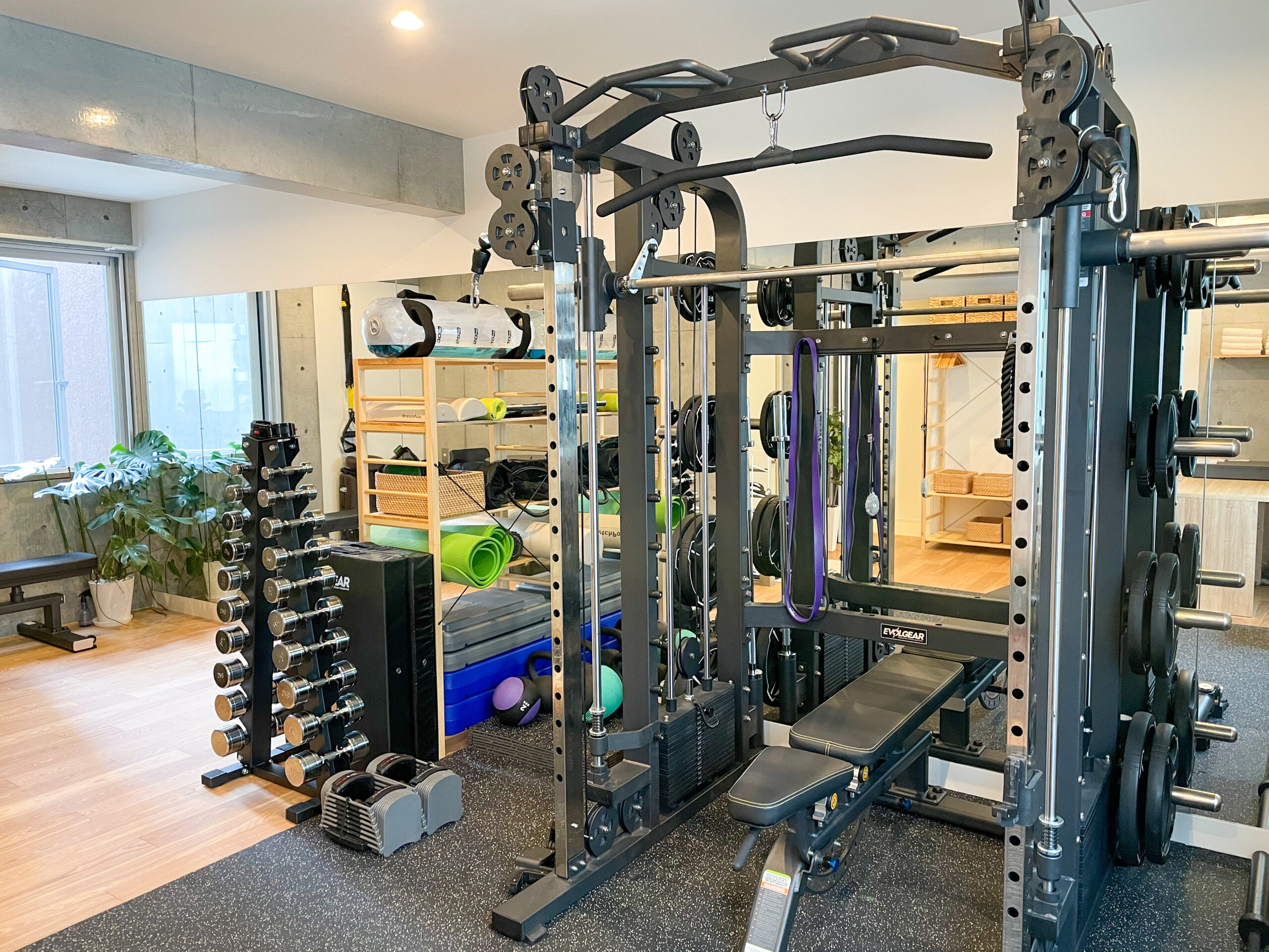 清潔でお洒落なスタジオ内装